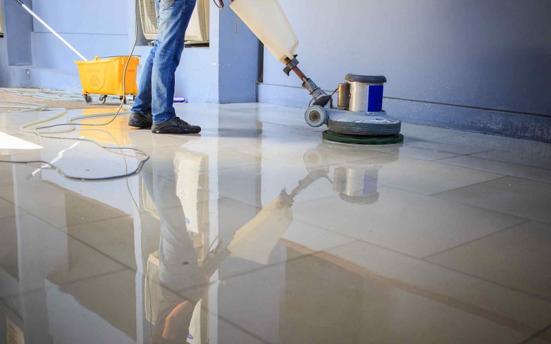 For Shinier Floors, Use a Heavy-Duty Floor Cleaner